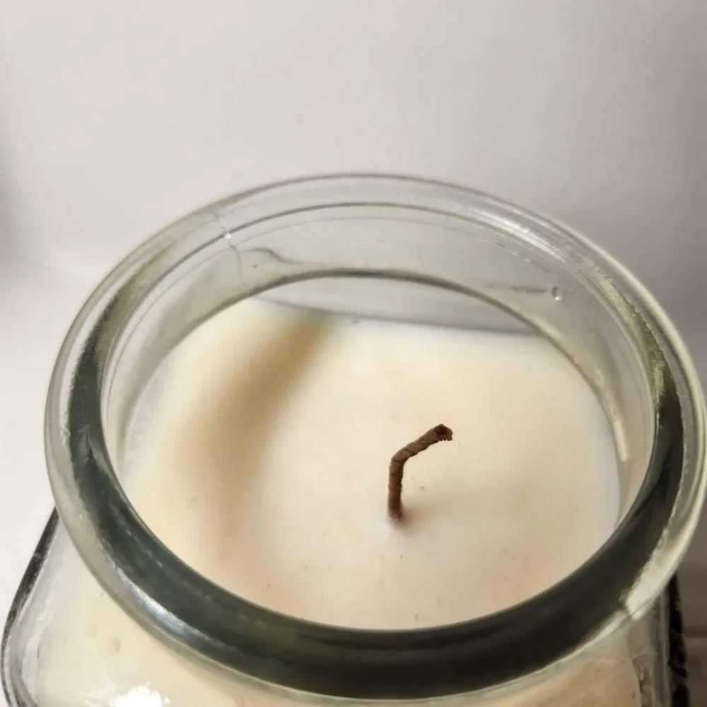 NEW Sugar Cookie Ivory White Candle Glass Jar 12 oz  Easter basket gift stuffer